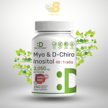 Deal Supplement Myo-Inositol & D-Chiro Inositol 40:1 Complex In Bangladesh