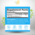 Doctor's Best High Absorption Magnesium Glycinate Lysinate, 100% Chelated, TRACCS, Not Buffered, Non-GMO, Vegan, Gluten & Soy Free, 100 mg, 120 Tablets (Packaging May Vary) - Image 3