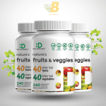 Nature’s Fruits & Veggies Supplement, 240 Veggie Capsules – 80 Whole Food Superfoods for Daily Balance – 40 Fruits with 40 Vegetables and Greens – Non-GMO, Gluten Free - Image 2