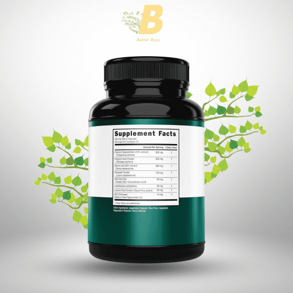 Colon Cleanse & Detox 15 Day Gut Cleanse (30 Count) Intestinal Cleanse Pills & Probiotic for Gentle Laxative & Bowel Relief for Stomach Bloating - Image 3