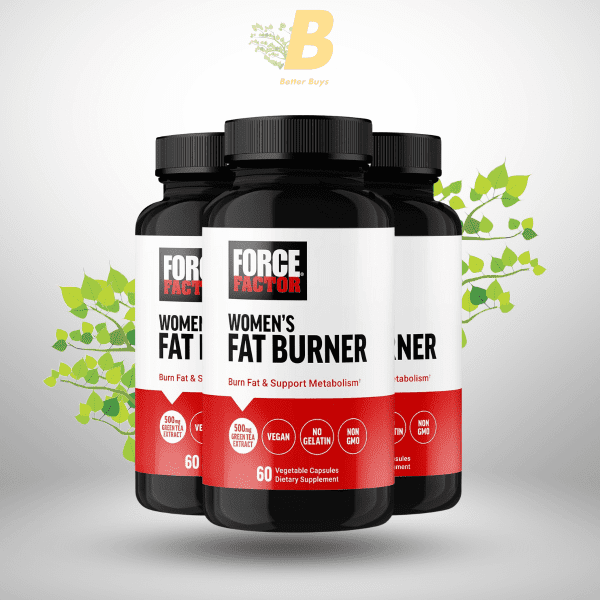 FORCE FACTOR Women’s Fat Burner, Metabolism Booster, and Weight-Loss Supplement Support, Green Tea Fat Burner Weight-Loss Pills to Help with Energy, Diet, and Exercise - Image 2