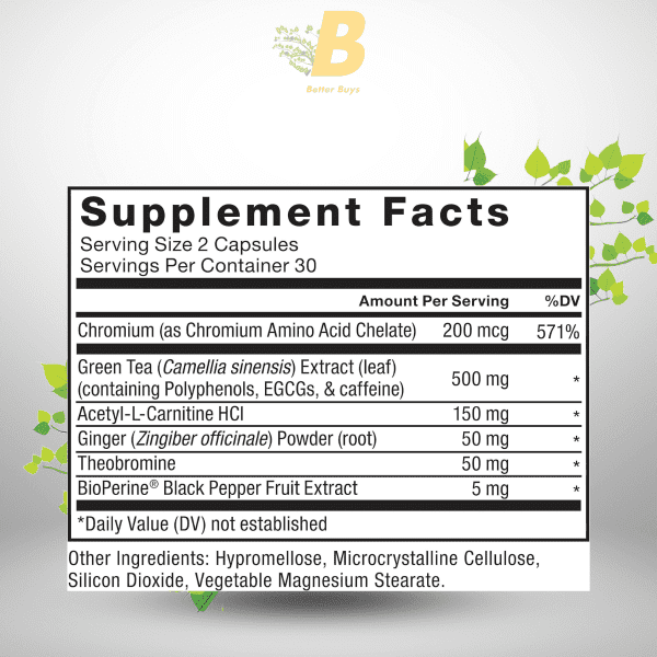 FORCE FACTOR Women’s Fat Burner, Metabolism Booster, and Weight-Loss Supplement Support, Green Tea Fat Burner Weight-Loss Pills to Help with Energy, Diet, and Exercise - Image 3