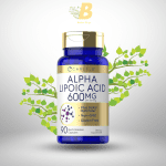 Carlyle Alpha Lipoic Acid 600mg + Biotin – 90 Capsules | Antioxidant & Metabolism Support Non-GMO & Gluten-Free Supplement