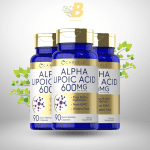 Carlyle Alpha Lipoic Acid 600mg + Biotin – 90 Capsules | Antioxidant & Metabolism Support Non-GMO & Gluten-Free Supplement - Image 2