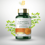 Carlyle Turmeric Curcumin with Black Pepper 3000mg | 90 Powder Capsules | Complex Supplement with Bioperine | Non-GMO, Gluten Free