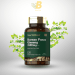 Carlyle Korean Panax Ginseng 1500mg | 120 Capsules | Non-GMO & Gluten-Free Supplement