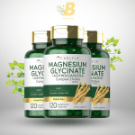 Carlyle Magnesium Glycinate with Ashwagandha | 2,740mg Complex | 120 Vegetarian Capsules | Potent Duo | Non-GMO and Gluten Free Supplement - Image 2