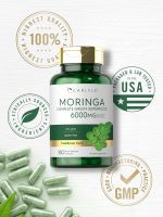 Carlyle Moringa Oleifera | 180 Capsules | Non-GMO and Gluten Free Supplement | Complete Green Superfood | from Moringa Leaf Powder - Image 6