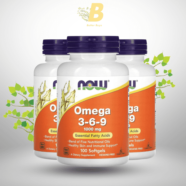 NOW Foods Omega 3-6-9, 1,000 mg,Original NOW Foods Omega 3-6-9 BD, NOW Foods Omega 3-6-9 price in BD, Immune system support supplement Bangladesh, Omega fatty acids supplement BD