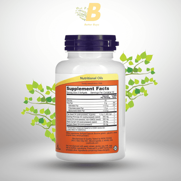 NOW Foods Omega 3-6-9, 1,000 mg,Original NOW Foods Omega 3-6-9 BD, NOW Foods Omega 3-6-9 price in BD, Immune system support supplement Bangladesh, Omega fatty acids supplement BD