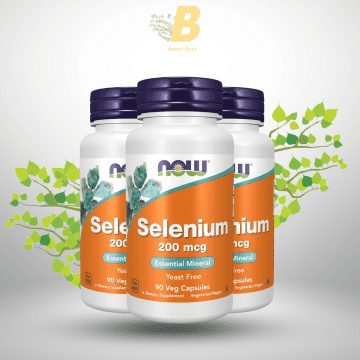 NOW Foods Selenium 200 mcg, Original NOW Foods Selenium BD, NOW Foods Selenium price in BD, Selenium supplement Bangladesh, Thyroid and immune support supplement BD