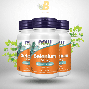 NOW Supplements Selenium 100 mcg, Original NOW Supplements Selenium BD, NOW Supplements Selenium price in BD, Selenium supplement Bangladesh, Thyroid and immune support supplement BD, NOW Supplements, Selenium (L-Selenomethionine) 100 mcg