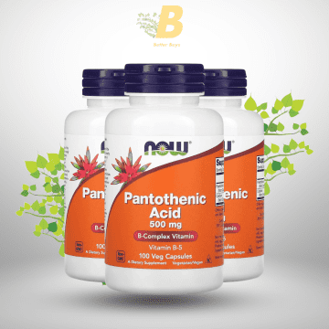 NOW Foods Pantothenic Acid 500mg, Vitamin B5 supplement, NOW Foods price in BD, Original NOW Foods in Bangladesh