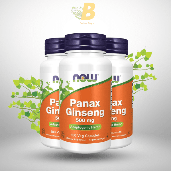 NOW Foods Panax Ginseng 100 capsules, Panax Ginseng supplement, NOW Foods price in BD, Original NOW Foods in Bangladesh