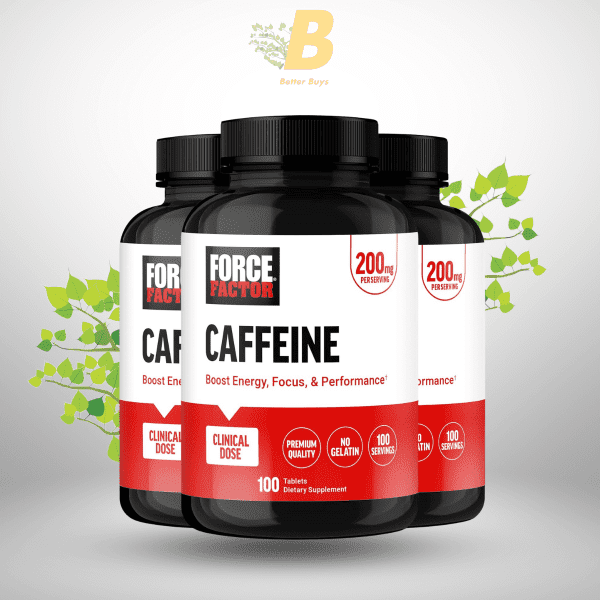 Force Factor Caffeine Pills 200mg – Energy, Focus, Strength, and Performance Boost - Image 2