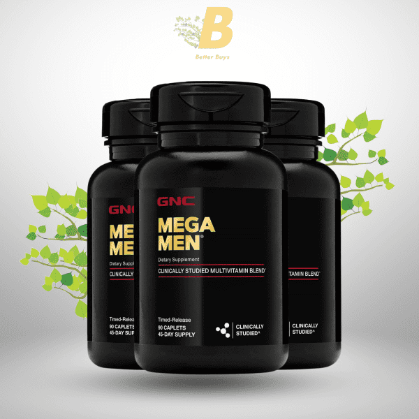 GNC Mega Men Multivitamin Caplets: Clinically Proven Health, Energy & Immune Support for Men - Image 2
