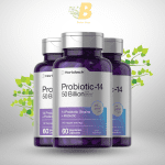 Horbaach Probiotics for Women and Men | 60 Capsules | 14 Probiotic Strains with Prebiotics - Image 2