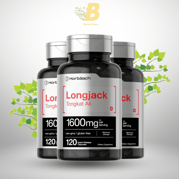 Horbaach Longjack Tongkat Ali for Men and Women  1600mg  120 Capsules Maximum Strength - Image 2