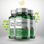 Horbäach Dandelion Root Supplement 1800mg  120 Capsules - Image 2