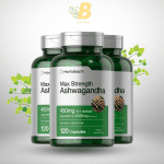 Horbäach Ashwagandha Supplement  Max Strength for Women and Men | Non-GMO, Gluten Free - Image 2