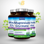 Innate Vitality Magnesium Glycinate 500mg  Supplement for Nerve, Muscle & Bone Health - Image 2