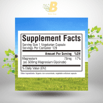 Innate Vitality Magnesium Glycinate 500mg  Supplement for Nerve, Muscle & Bone Health - Image 3