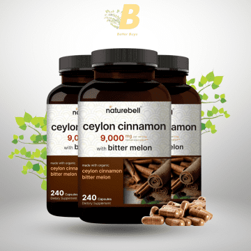 NatureBell Ceylon Cinnamon 9,000mg, Ceylon Cinnamon Capsules Bangladesh, Bitter Melon Supplement Bangladesh,Weight Management Supplements Bangladesh