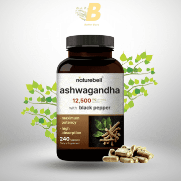 NatureBell Ashwagandha , Naturebell Ashwagandha Supplement Price in BD, Ashwagandha Supplement Price in BD, Adaptogens in Bangladesh, Stress Relief Supplements in Bangladesh