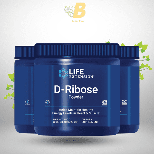 Life Extension D-Ribose Powder, Dissolve in Liquid to Encourage Cellular Energy Production and Support Heart and Muscle Health, 150 Grams - Image 2