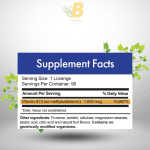 Stop Aging Now MAX-B12 Lozenges 1000 MCG - Immune Support & Natural Energy Supplement ,90 Lozenges - Image 3