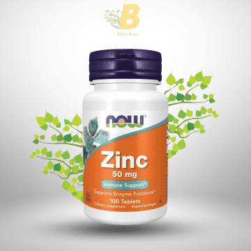NOW Supplements Zinc 50 mg,NOW Supplements BD, NOW Foods Zinc price in BD,Zinc supplement Bangladesh,Zinc 50 mg for immunity