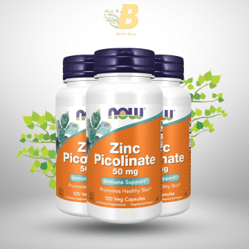 NOW Foods Zinc Picolinate 50 mg,NOW Foods Zinc Picolinate BD, NOW Foods Zinc Picolinate price in BD,Zinc Picolinate supplement Bangladesh,Vegan Zinc supplement in BD