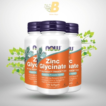 NOW Supplements Zinc Glycinate, NOW Supplements Zinc Glycinate BD, NOW Supplements Zinc Glycinate price in BD, Prostate health supplements in Bangladesh, Zinc Glycinate with Pumpkin Seed Oil Bangladesh