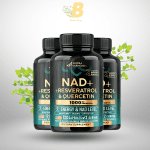 Nutra Harmony NAD+ Supplement - Nicotinamide Riboside with Resveratrol & Quercetin for Energy, Focus & Longevity, 120 Capsules - Image 2