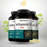NatureBell Vitamin E Oil Softgels 400 IU, Antioxidant Supplement  for Skin, Heart, & Immune Health, 400 Pills - Image 2