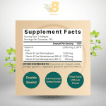 NatureBell Vitamin K Complex 2,600mcg – Full Spectrum K1 & K2 Supplement  Heart & Bone Support 300 Coconut Oil Softgels - Image 3