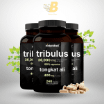 NatureBell Tribulus Terrestris 36,000mg with Tongkat Ali 400mg – 240 Capsules for Men ,Peak Performance & Stamina Support - Image 2