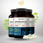 Naturebell Probiotic 200 Billion CFU – 40 Strains Per Serving | 240 Veggie Capsules with Prebiotics and Probiotics for Digestive Health – Gut Health & Bloating Support | Daily Probiotics for Women & Men - Image 2