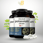 Naturebell Potassium Citrate Supplement 99mg, 500 Capsules , Easily Absorbed Chelated Form – Essential Mineral Electrolyte Balance – Supports Muscle, Bone, & Heart Health – Non-GMO - Image 2
