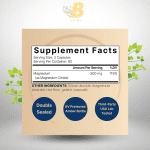 NatureBell Magnesium Citrate 500mg, 240 Capsules | High Purity Elemental Form – Extra Strength | Essential Mineral for Heart, Muscle, & Digestion Support - Image 3