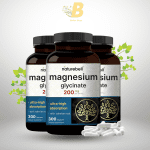 NatureBell Pure Magnesium Glycinate 200mg with Valerian Root – 300 Capsules  Sleep Aid & Magnesium Supplement - Image 2