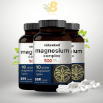 NatureBell Magnesium Complex Supplement 500mg – 300 Capsules  Supports Bone, Heart & Muscle Health - Image 2