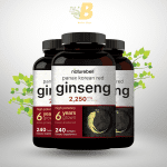 NatureBell Korean Red Ginseng 2,250mg Per Serving, 240 Softgels | Panax Ginseng Root, Standardized to 10% Ginsenosides, Non-GMO, Support Energy, Male Performance, & Immune System - Image 2
