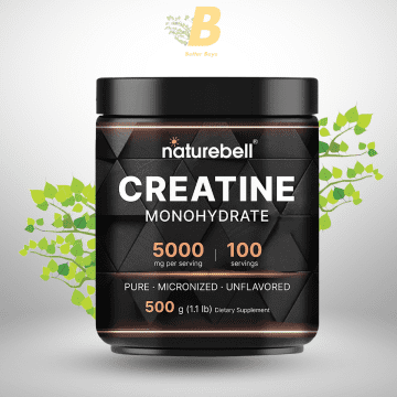 NatureBell Instant Creatine Monohydrate Powder 500 Grams