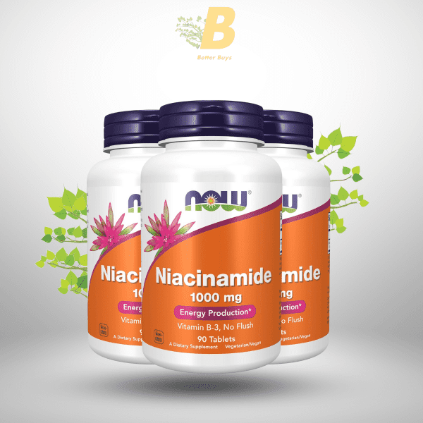 NOW Niacinamide 1000 mg, Niacinamide supplement in Bangladesh, Original NOW Niacinamide BD,