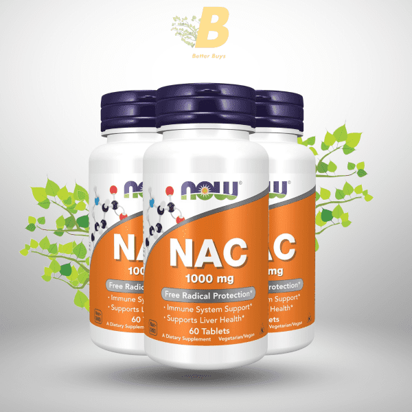 NOW Foods NAC 1,000 mg, NOW NAC 1000mg BD, original NAC supplement in Bangladesh, NAC immune support price in BD, NOW Foods NAC tablet benefits