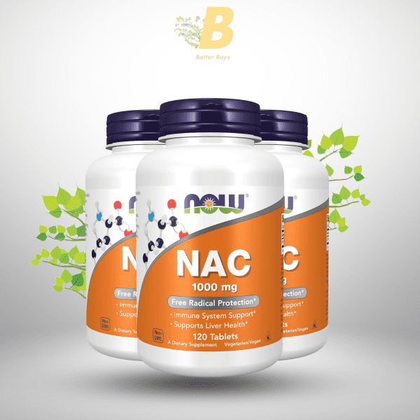 NOW Foods NAC 1,000 mg, NOW NAC 1000mg BD, Original NAC supplement in Bangladesh, Best NAC supplement for liver health, Immune support supplement BD, NOW supplement price in Bangladesh