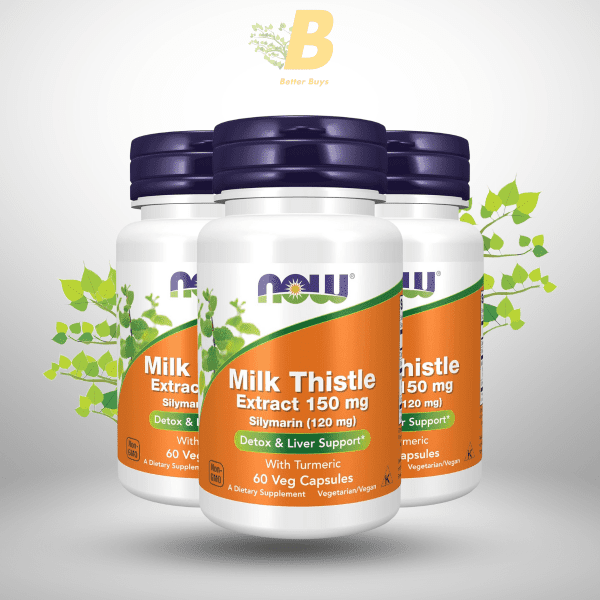 NOW Foods Milk Thistle Extract 150 mg, NOW Silymarin Milk Thistle BD. Best liver supplement in Bangladesh, Original Milk Thistle capsule BD, NOW supplement price in BD, Natural liver detox supplement