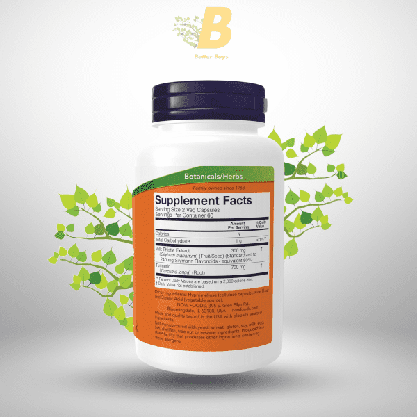 NOW Foods Silymarin Milk Thistle Extract 150 mg