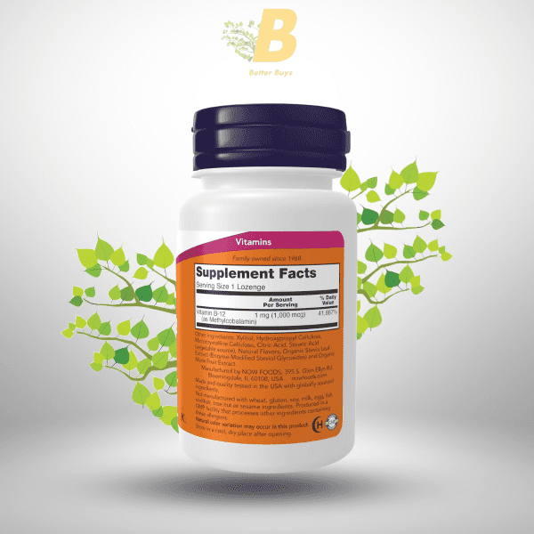 NOW Methyl B-12 1,000 mcg ,100 Lozenges in Bangladesh